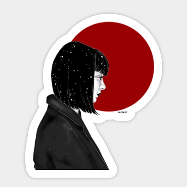 Blood moon Sticker by MOKO